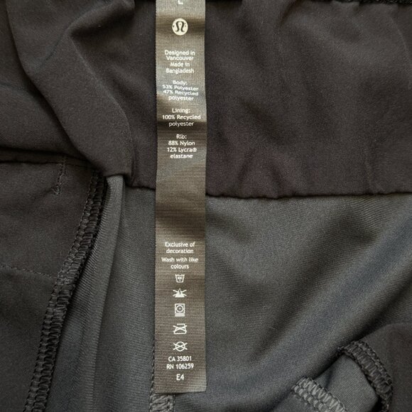 Lululemon ABC Jogger Pants Mens L Tall Warpstreme LM5A31T Dark Gray Active - Picture 5 of 8